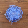 6pcs/set Food Fresh Keeping Silicone Lids Durable Reusable Food Save Cover Heat Resisting Fits All Sizes and Shapes of Container