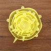 6pcs/set Food Fresh Keeping Silicone Lids Durable Reusable Food Save Cover Heat Resisting Fits All Sizes and Shapes of Container